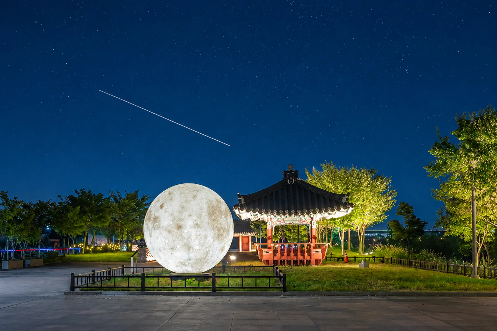 야경명소 계양 아라온에서 빛의 거리 구경하기